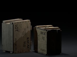 ww2-crate Modelo 3D