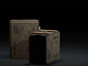 ww2-crate Modelo 3D