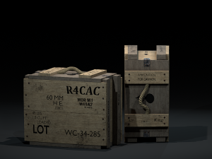 ww2-crate Modelo 3D