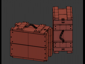 ww2-crate Modelo 3D