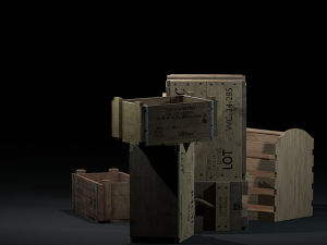 ww2-crates-pack 3D Model
