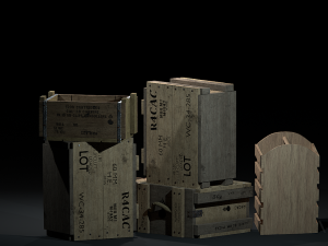 ww2-crates-pack 3D Model