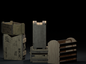 ww2-crates-pack 3D Model