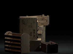 ww2-crates-pack 3D Model