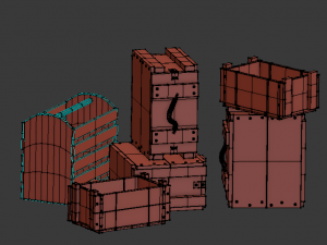 ww2-crates-pack 3D Model