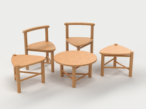 furnitureset 01 3D Модель