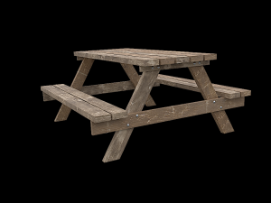 picnicbench 1 3D Model