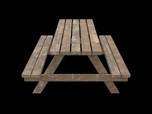 picnicbench 1 3D 모델