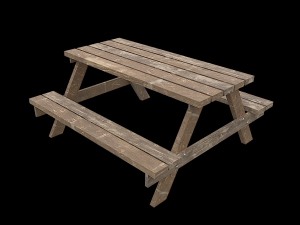 picnicbench 1 3D 모델