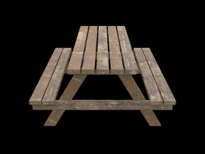 picnicbench 1 3D Model