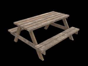 picnicbench 1 3D 모델