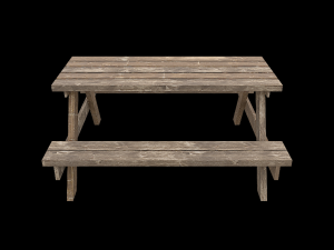 picnicbench 1 3D 모델