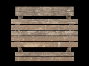 picnicbench 1 3D Model