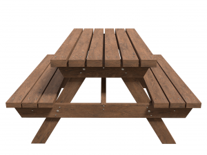 picnic bench 2 3D 모델