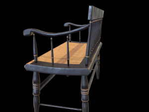 bench01 3D Model