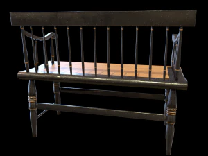 bench01 3D Model