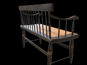 bench01 3D Model