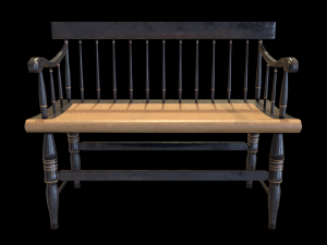 bench01 3D Model