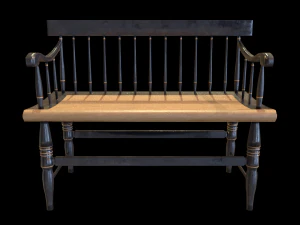 bench01 3D Model