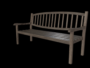bench02 Modello 3D