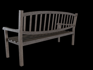 bench02 Modello 3D