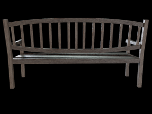 bench02 Modello 3D
