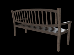 bench02 Modello 3D