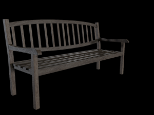 bench02 Modello 3D