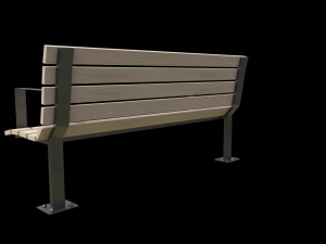 bench3 3D Model