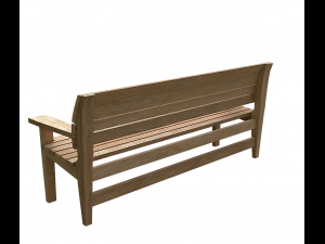 bench 4 3D-Modell
