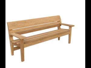bench 4 3D-Modell