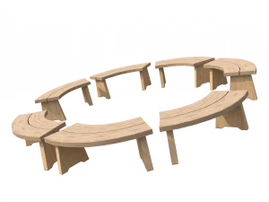 bench5 3D Model