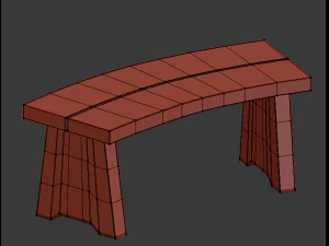 bench5 3D Model