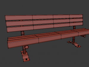 bench7 Model 3D