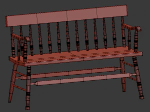 bench8 3D Model