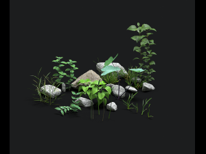 assetnature pack01 3D Model