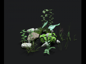 assetnature pack01 3D Model