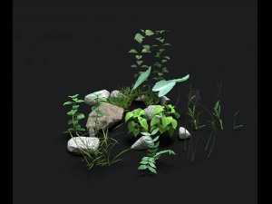 assetnature pack01 3D Model
