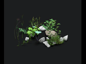 assetnature pack01 3D Model