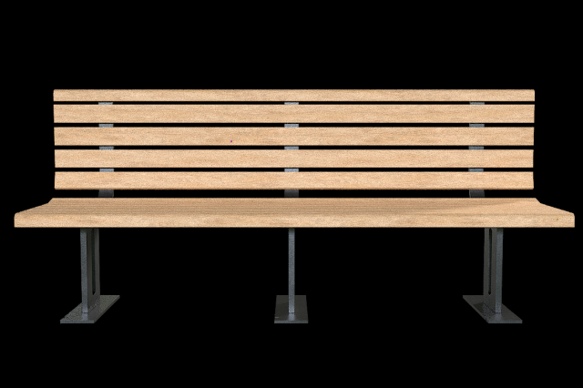 bench 3D Model .c4d .max .obj .3ds .fbx .stl .blend 