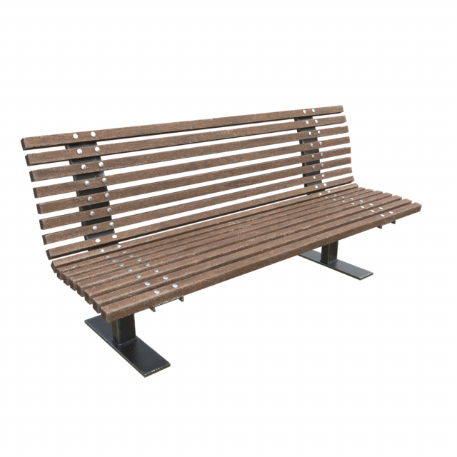 station bench10 3D Model .c4d .max .obj .3ds .fbx .stl .blend 