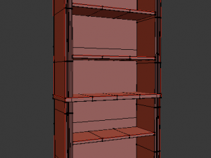 bookshelve3 3Dモデル