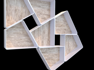 shelve 4 3D 模型