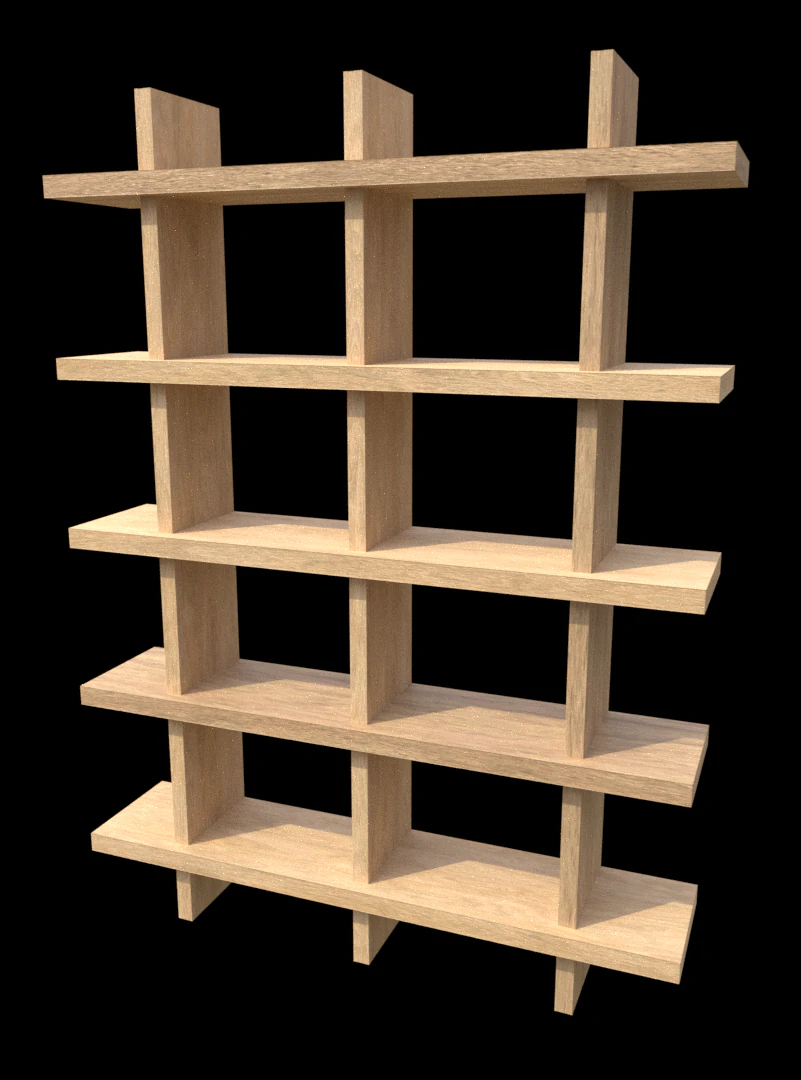 shelve05 3D Model .c4d .max .obj .3ds .fbx .stl .blend 