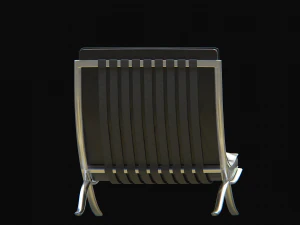 barcelonachair black 3D Model