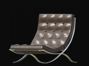 barcelonachairbrown Modèle 3D
