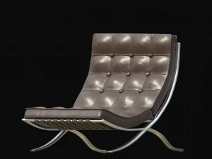 barcelonacadeiramarrom Modelo 3D