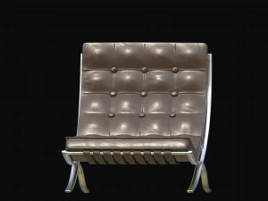 barcelonachairbrown 3D Model