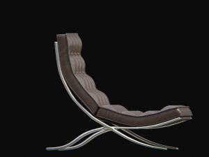 barcelonachairbrown 3D 모델
