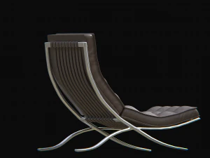 barcelonachairbrown 3D Model